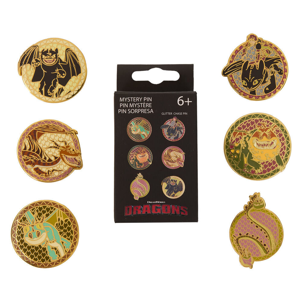 Loungefly Drachenzähmen leicht gemacht (How to Train Your Dragon) Mystery Blind Box Sammelpin