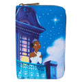 Loungefly Disney Küss den Frosch Tiana Glow-in-the-dark Geldbörse