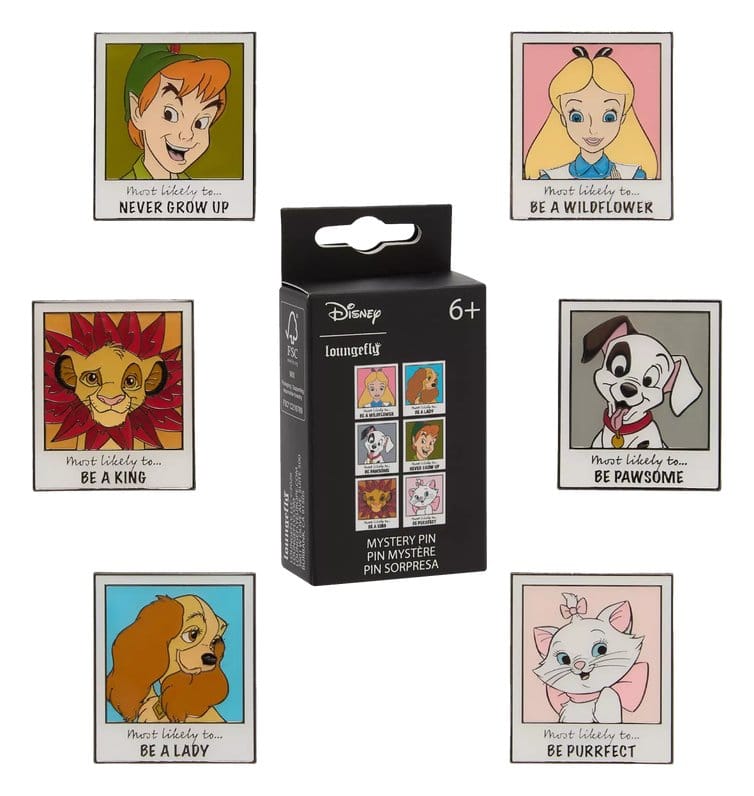 Loungefly Disney Classics Jahrbuch Porträt Mystery Blind Box Sammelpin
