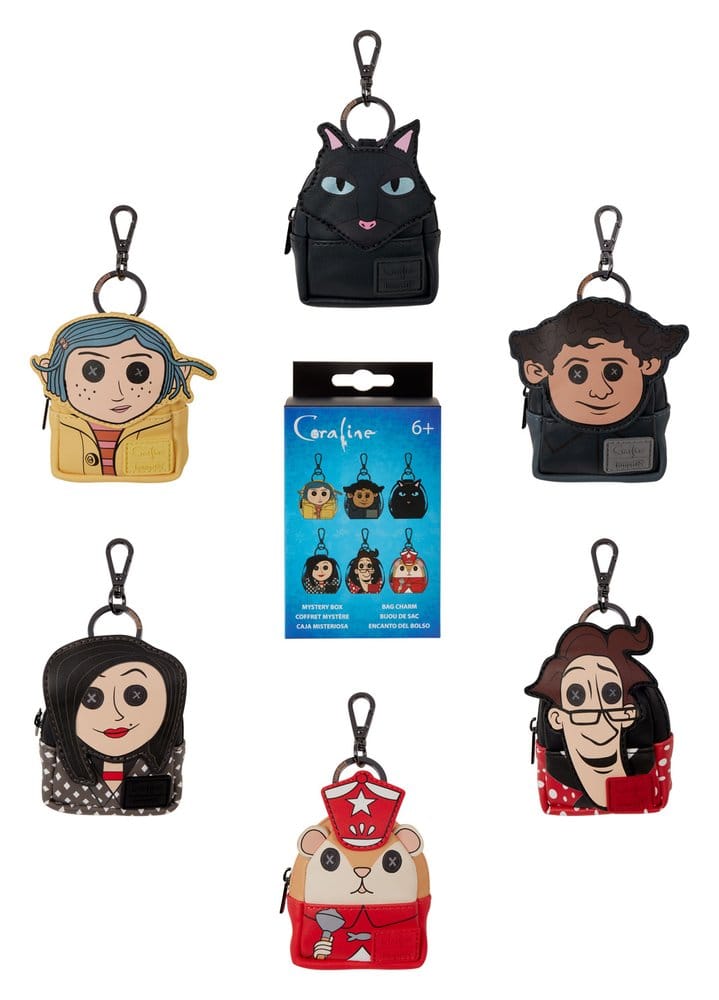 Loungefly Coraline Cosplay – Mystery Mini-Rucksack-Schlüsselanhänger