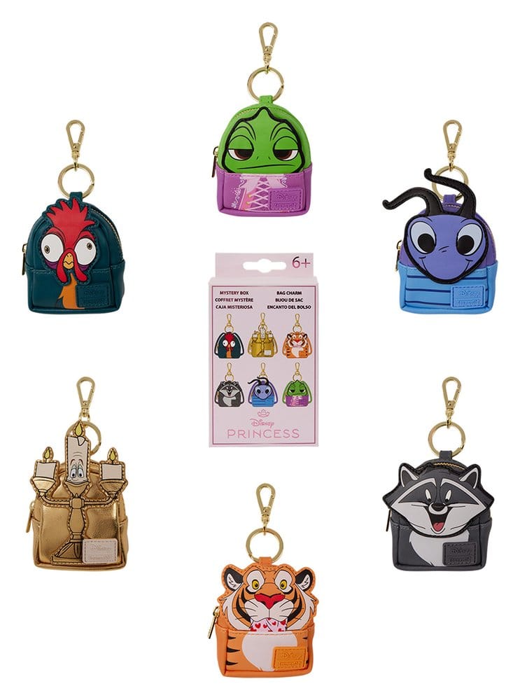Loungefly Disney Prinzessinnen Sidekicks – Mystery Mini-Rucksack-Schlüsselanhänger