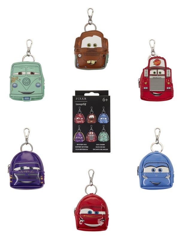Loungefly Cars 20. Jubiläum Mystery Mini-Rucksack-Schlüsselanhänger