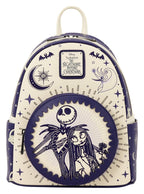 Loungefly Disney The Nightmare Before Christmas – Jack & Sally Night Sky Wandelbarer Rucksack