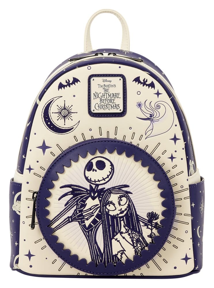Loungefly Disney The Nightmare Before Christmas – Jack & Sally Night Sky Wandelbarer Rucksack