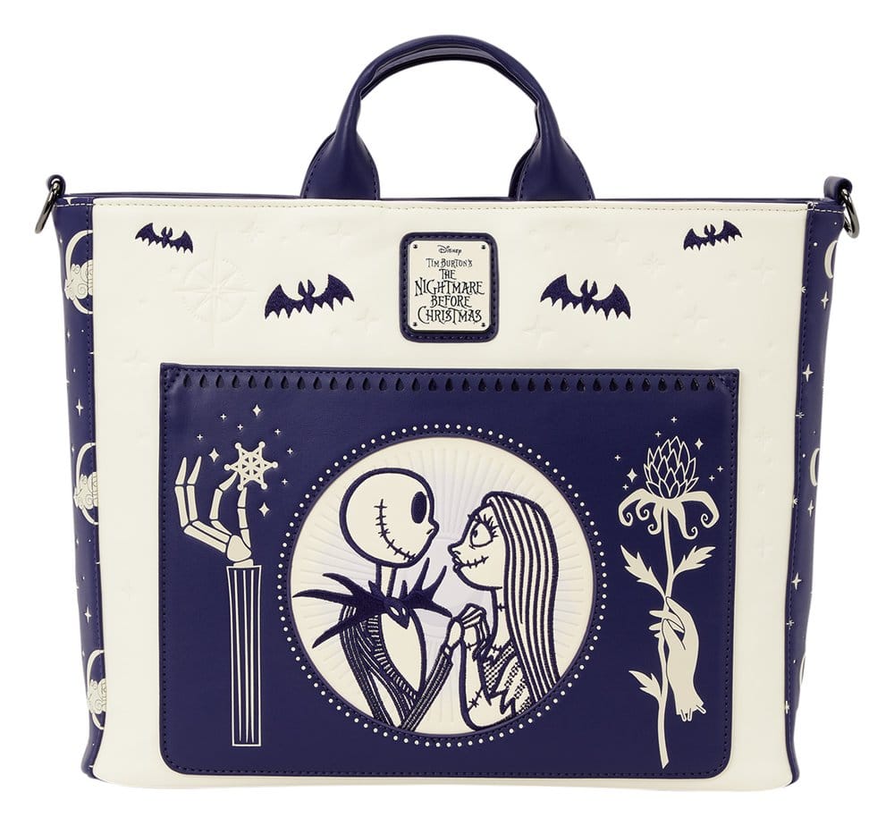 Loungefly Disney The Nightmare Before Christmas – Jack & Sally Night Sky Wandelbarer Rucksack