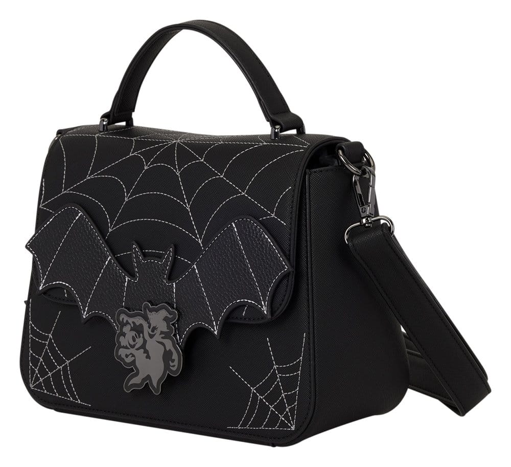 Loungefly Disney Mickey & Minnie Mouse – Spinnennetz & Fledermäuse Umhängetasche