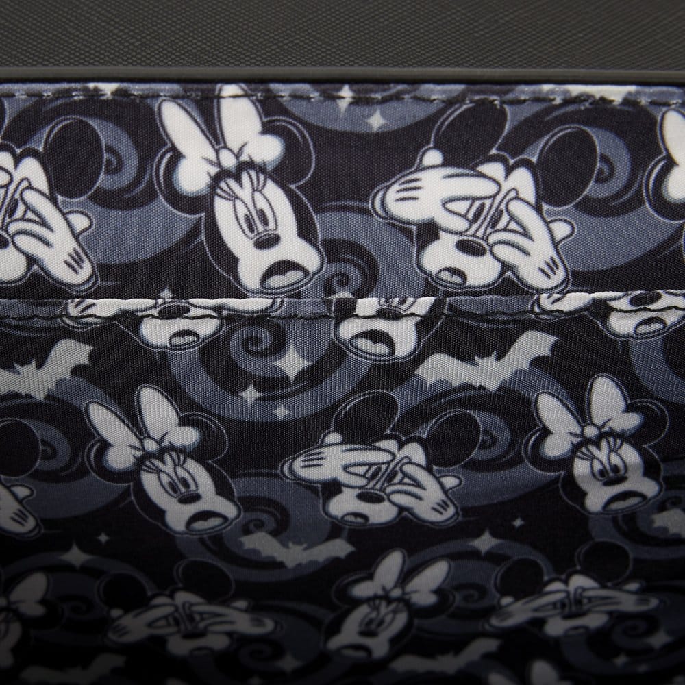 Loungefly Disney Mickey & Minnie Mouse – Spinnennetz & Fledermäuse Umhängetasche